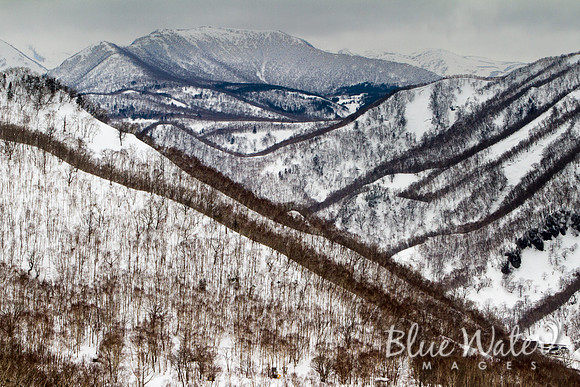 Hokkaido snow-capped mountains